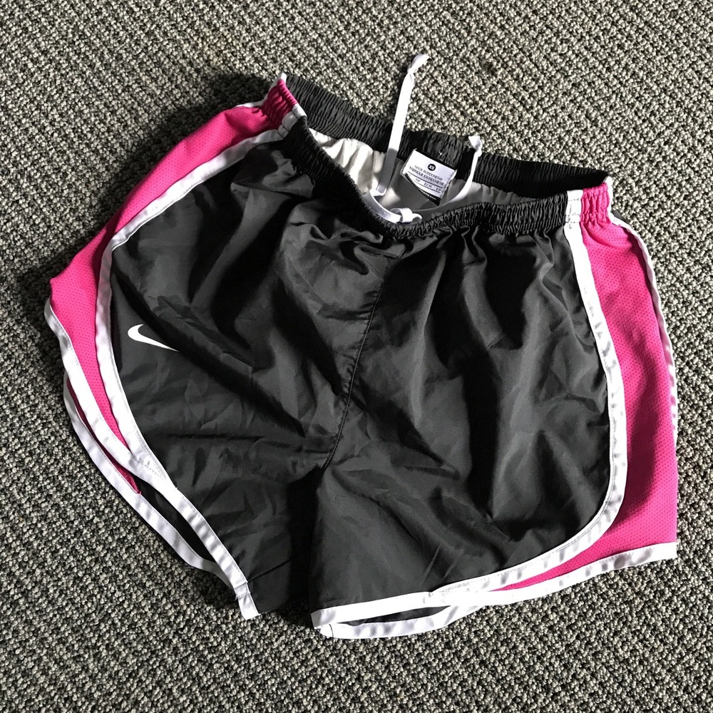 Nike DriFit Womens XS Gray/Pink Shorts